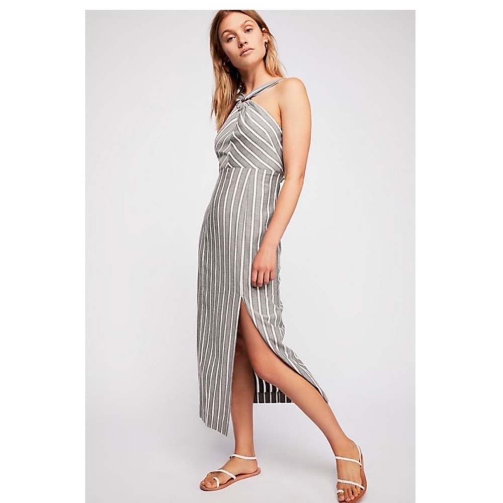 Free People Halter A-line Midi-0